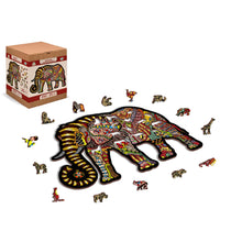 Load image into Gallery viewer, Wooden Puzzle: Magic Elephant 250pcs
