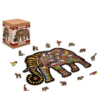 Load image into Gallery viewer, Wooden Puzzle: Magic Elephant 250pcs