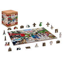 Load image into Gallery viewer, Wooden Puzzle: Paris Bistro 505pcs