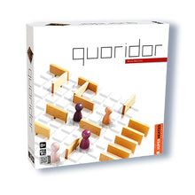 Load image into Gallery viewer, Board game box for 'Quoridor' with game pieces on a white background