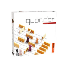 Load image into Gallery viewer, Quoridor board game box with game pieces on a white background