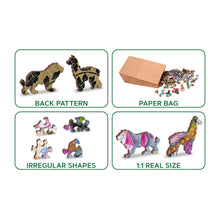 Load image into Gallery viewer, Wooden Puzzle: The Mystic Tiger 505pcs