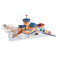 Load image into Gallery viewer, Toy building set with a castle model on a white background