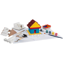 Load image into Gallery viewer, Toy construction set with colorful building blocks on a white background