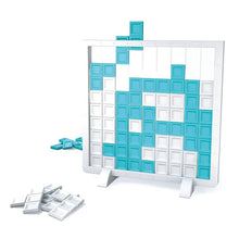 Load image into Gallery viewer, Board game with blue and white tiles on a white background