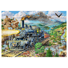 Load image into Gallery viewer, Wooden Puzzle: Railway 505pcs