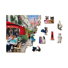 Load image into Gallery viewer, Wooden Puzzle: Paris Bistro 505pcs
