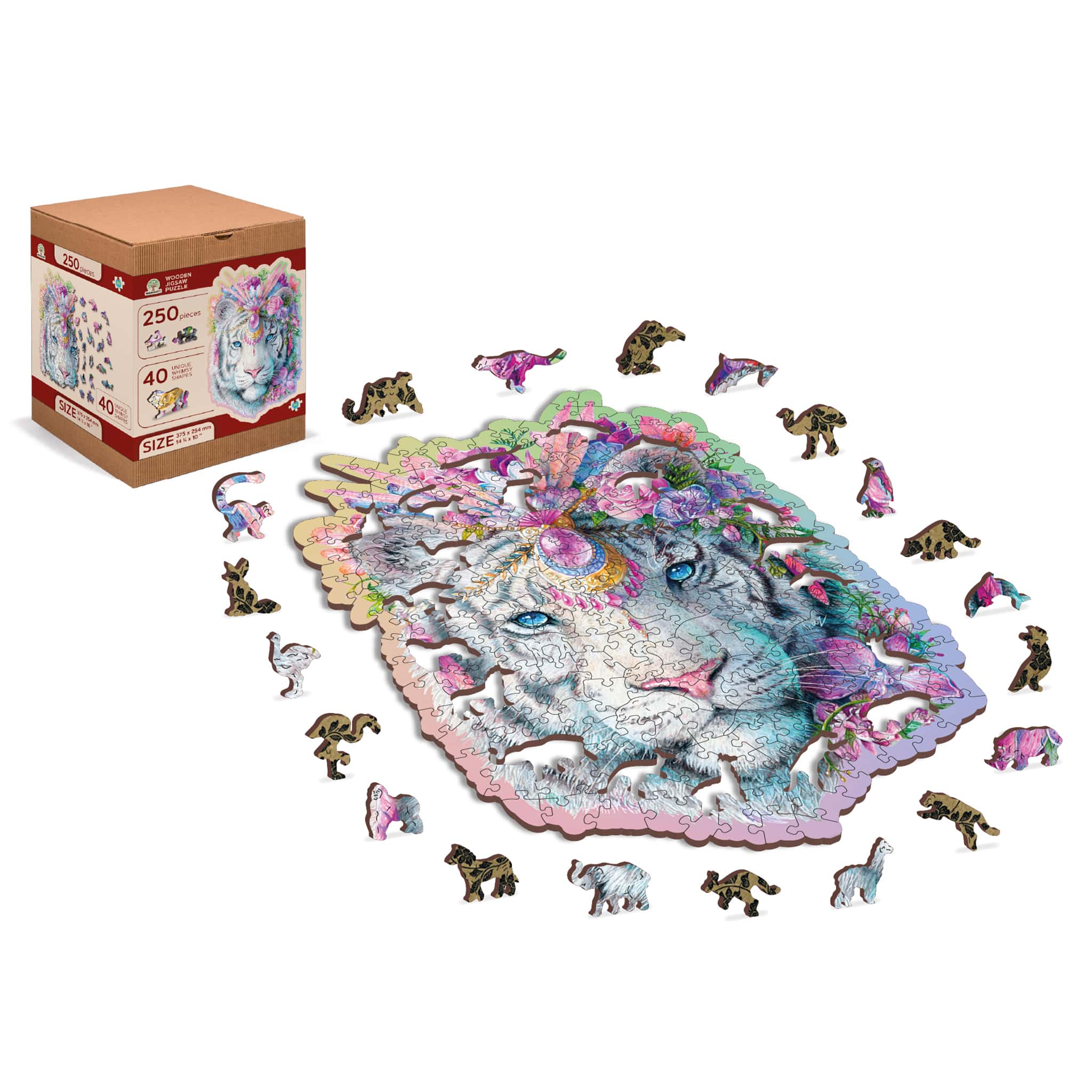 Wooden Puzzle: The Mystic Tiger 250pcs – SuperHeated Neurons