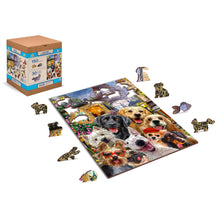 Load image into Gallery viewer, Wooden Puzzle: Puppies in Paris 200pcs
