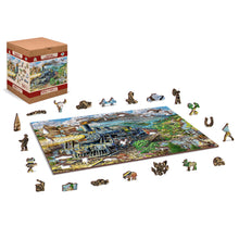 Load image into Gallery viewer, Wooden Puzzle: Railway 505pcs
