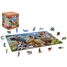 Load image into Gallery viewer, Wooden Puzzle: Welcome to Africa 505pcs
