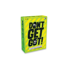 Load image into Gallery viewer, Board game box titled 'Don't Get Got!' on a white background
