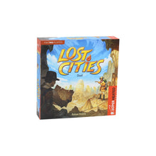 Load image into Gallery viewer, Board game box for 'Lost Cities Duel' on a white background

