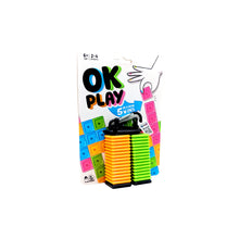 Load image into Gallery viewer, Colorful toy packaging with 'OK Play' branding on a white background
