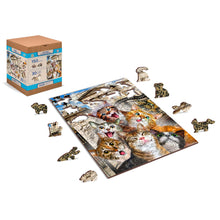 Load image into Gallery viewer, Wooden Puzzle: Kittens in London 200pcs
