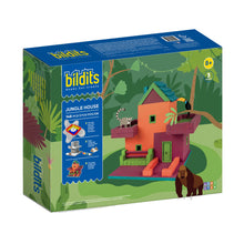 Load image into Gallery viewer, Bildits Jungle House toy set packaging on a white background
