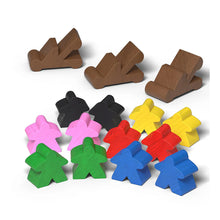Load image into Gallery viewer, Colorful game pieces on a white background
